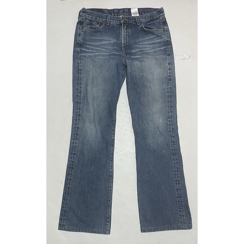 Lucky Jeans Womens Size 28 X 31.5 Boot Cut Medium Rise Denim Wide Leg USA Made